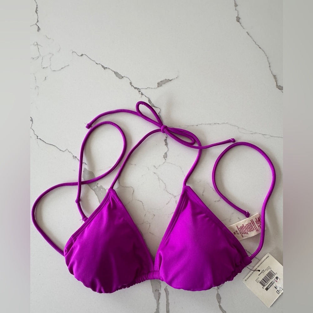 Vibrant Purple Bikini Top